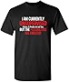 Currently Unsupervised Novelty Graphic Sarcastic Funny T Shirt XL Black