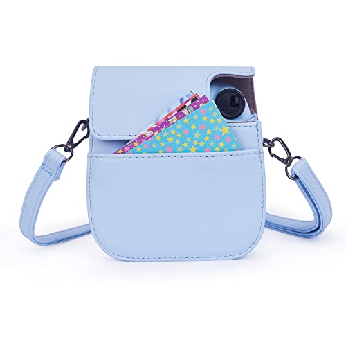 Funda protectora para cámara Instax Mini 12 azul pastel miniatura 5