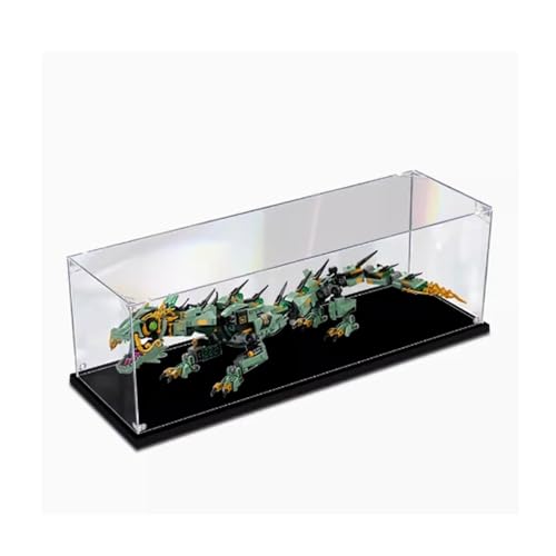 Vitrine transparente en acrylique pour Lego 70612 - Dragon divin - Étanche à la poussière - 2 mm