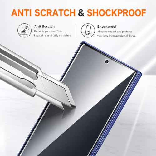 Image of Xynity Ultra Privacy Tempered Glass for Samsung Galaxy Z Fold 4 /5 (2 Pack) | Anti Spy Screen Protector | Premium Edge-to-Edge Coverage | Military Grade Anti-Scratch Protection | Easy Installation Kit