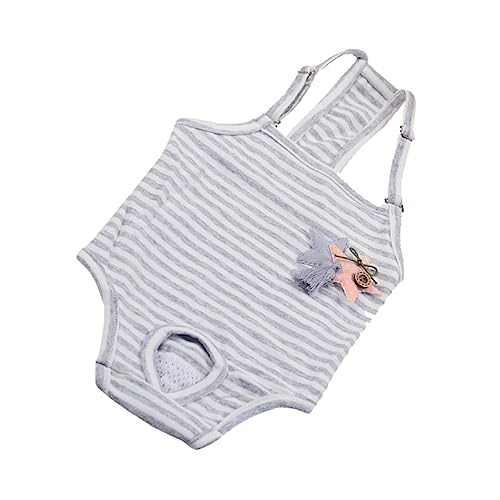 FONDOTIN Female Dog Diaper Panties Large Washable Reusable Dog Sanitary Pants for Puppy