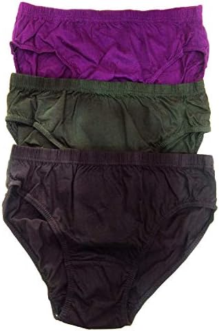 Dixcy Josh Women's Cotton Plain Panties (Multicolour, 90) - Pack of 3