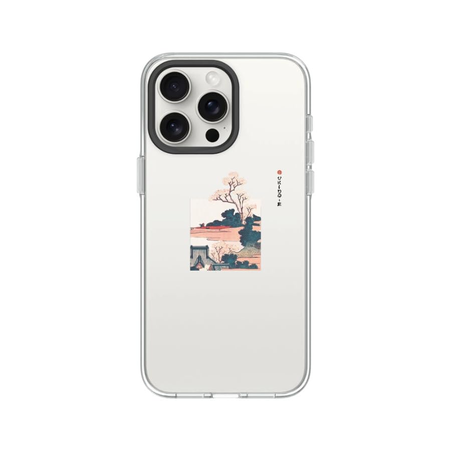 Coque anti jaunissement iPhone 15 Pro Max RhinoShield Clear transparente noire