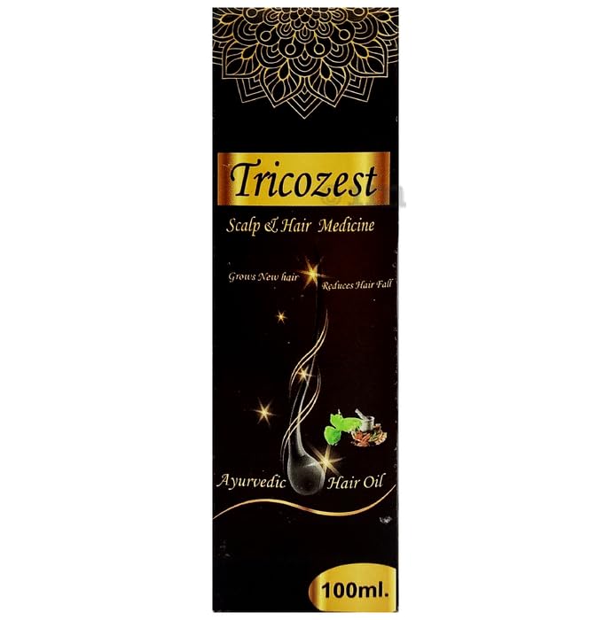 Tricozest Hair Oil- 100ml 100% Natural by Zesture Healthcare
