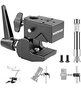 NEEWER Super Clamp mit 5/8" Bolzen, Federverschluss, 6cm Backengriff Heavy Duty Crab Pole Clamp f...