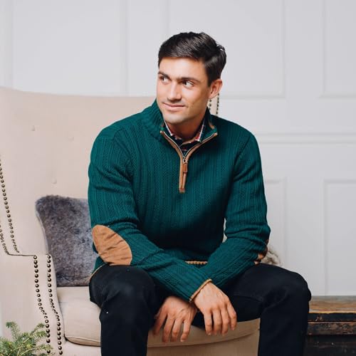 Image of Hope & Henry Men's Half Zip Pullover Sweater