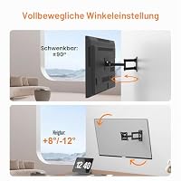 GRIFEMA GB1008-1 Monitor Wandhalterung Fernseher für 13-32” – Ansicht 4