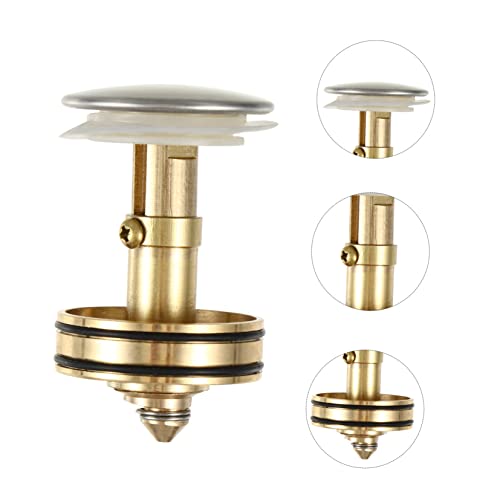 Filtro para desagüe de cocina de metal dorado miniatura 3