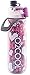 O2COOL HMCDP23 Insulated Water Bottle, Mist 'N Sip Purple Hearts from Color Series, 20 oz, 20 Ounce,