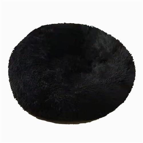 Lukery Cama de Perro de Felpa Suave y cálida Donut Cama para Redonda Gato Lavable a máquina Cama para Dormir…