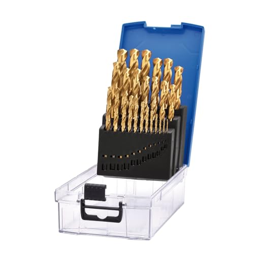 Forets HSS Draper 08886 en titane de 1 à 13 mm pour le perçage précis du métal et du bois