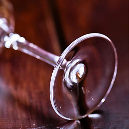 Generic Crystal Goblet Whisky Glass Tulip Wine Glasses Wedding Party Champagne Goblet Bar Drinking Glasses 2Pcs (Color : A, Size : 100Ml) #TOP2