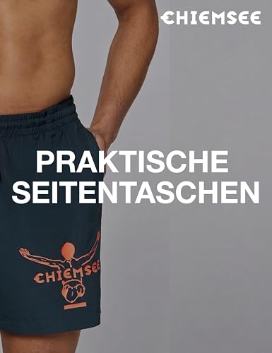 Chiemsee Badehose Herren I Regular Fit Badeshorts mit elastischem Bund & Kordel I Schnelltrocknend, mit Mesh-Innenslip & Taschen I Sportliche Kurze Schwimmhose in 3 Farben I Größe M-3XL