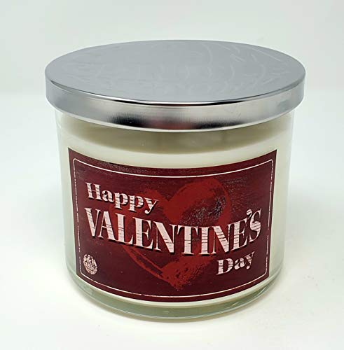 Bougie de Saint-Valentin parfumée rustique pour une ambiance chaleureuse