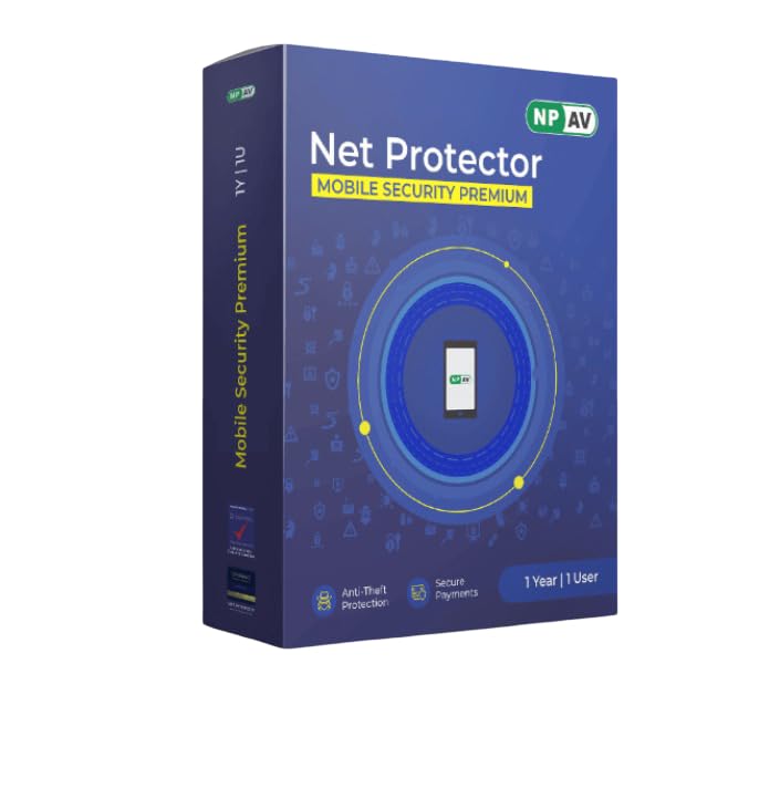 NP AV Net Protector Mobile Security Premium – Advanced Mobile Antivirus Protection with Anti-Theft, Secure Payments, Real-Time Malware Scan Privacy Protection & Safe Browsing 1 Year 1 User-image-36