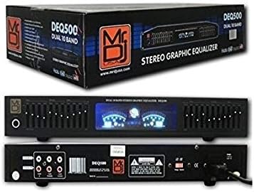 Ecualizador gráfico estéreo de banda dual DEQ500 miniatura 2