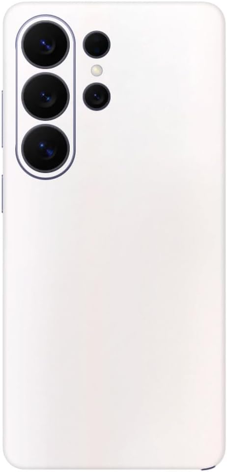 SopiGuard Sticker Skin for Samsung S26 Ultra Full Body Wrap Precision Edge-to-Edge (Satin Pearl White)