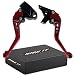 Short Brake and Clutch Levers for KAWASAKI NINJA 650R ER-6F ER-6N 2009-2016,Ninja400R 2011,Versys 650cc 2009-2014 Red