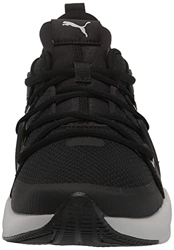 PUMA Men's Cell Fraction Running Shoe, Black-Glacier Gray, 13