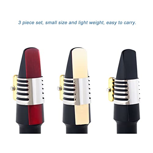 Soprano Saxophone Reeds Accessory 3 Pcs Sax Reeds, Beautiful Color, Simple Installation For Replacement (Red) #TOP4