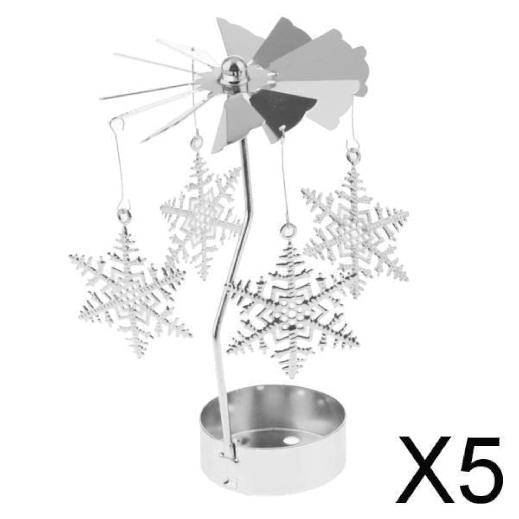 Christmas Rotating Candle Tea Light Holder