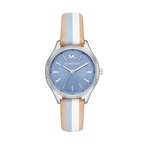 Preisvergleich Produktbild Michael Kors Damen Analog Quarz Uhr mit Leder Armband MK2807
