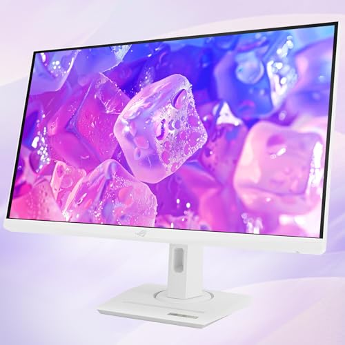 Image of ASUS ROG Strix 27 inch Gaming Monitor, IPS QHD (2560 x 1440), 180Hz, 1ms, 133% sRGB, NVIDIA G-Sync, HDR400, ELMB Sync, Anti-Glare, VESA Mountable, USB-C, 1xDisplayPort1.4, 1xHDMI 2.0, Tripod Socket, White