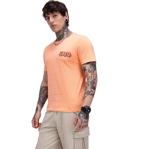 Image of Amazon Brand - INKAST Men Printed Half Sleeve Cotton T Shirt | Regular Fit