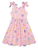 Enlifety Toddler Girls Dresses 3T 4T Sleeveless Moon Star Galaxy Dress Spring Summer Casual School Party Pink Sundress