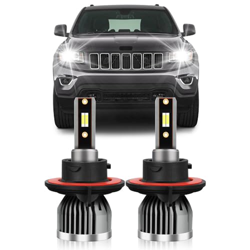 Fit For Jeep Renegade 2015 2016 2017 2018 2019 2020 2021 2022 2023 Lights Bulbs, High Low Beam Car Lights, 20000LM 800% Bright 6000K White, Plug and Play, Pack of 2