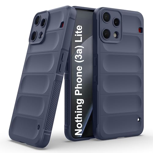 Image of Zapcase Back Case Cover for Nothing Phone 3a Lite | Compatible for Nothing Phone 3a Lite Back Cover | Liquid Silicon Magic Case with Camera Protection | Sapphire