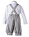 Tuxgear Boys Light Grey Linen Knickerbocker 5 Piece Set, Toddler 4