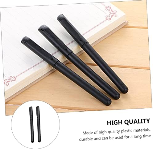 NUOBESTY 100 adet boş jel kalem tutucu, öğrenci ihtiyaçları, yazı gereçleri için kalem tutucu, pratik ve uzun ömürlü, siyah, taşıması ve saklaması kolay - Görsel 6