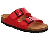  Rohde Alba 5633 41 Damen Sandale Sandalette Pantolette Kiss Rot, Größe:D 39
