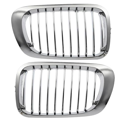 Rejilla frontal cromada premium para parachoques delantero de BMW E46 325Ci 5