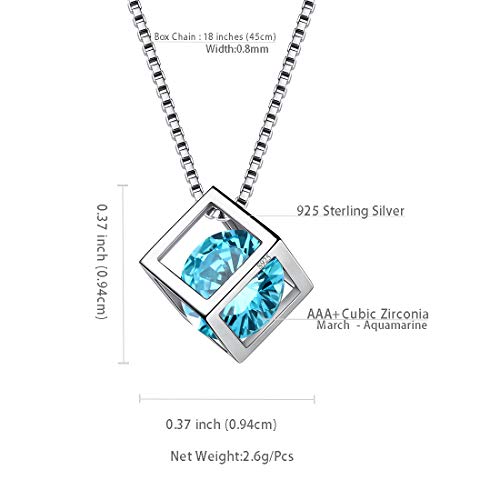 Birthstone-NecklaceEarring-925-Sterling-Silver-Women-Cross3D-CubeCresent-Moon-Birth-Stone-Jewelry-Mens-Birthday-Gift-Anniversary-Present - DumpADate.com