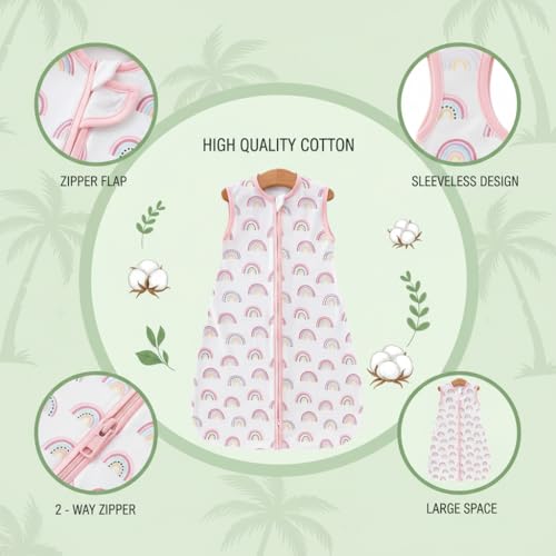 Image of SNOWIE SOFT Baby Swaddles for Newborns 3-12 Months, 100% Cotton Baby Swaddle Wrap for Newborns Arms Up Infant Sleeping Blanket Zipping Sleeping Bag Newborn Sleep Sacks for Startle Reflex for Infant