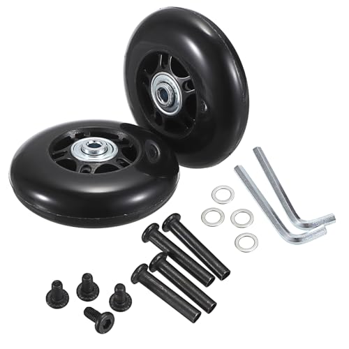 OwnMy 80mm Luggage Wheel Set with Swivel Rubber Wheels