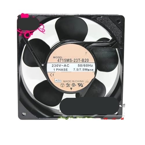 NCCNATMHP Ventilador de refrigeración 4715MS-23T-B20 AC 230V 7.5W 12CM 12038(Lead Type)