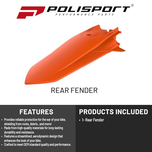 Polisport 8556600001 Rear Fender - 2