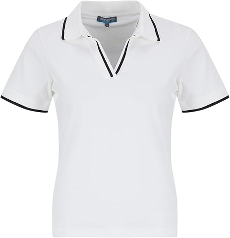 Discovery Expedition Kırık Beyaz Pamuk Karışımlı Polo Yaka T-Shirt, 5003330487