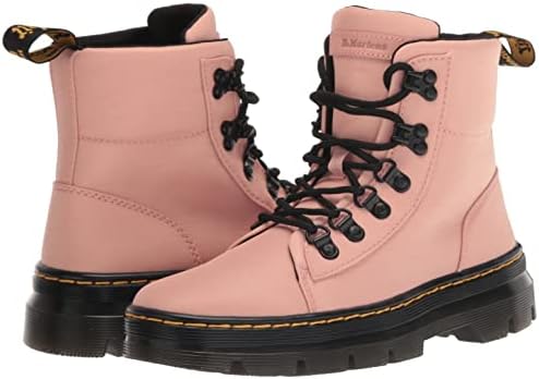 Dr. Martens Women's Combs W 6 Tie Boot Fashion, Peach Beige Cyclone Nylon & Milled Coated Leather, 11 | Image 6