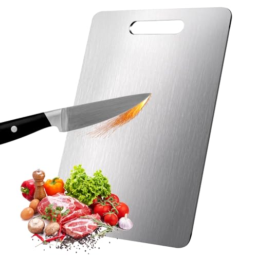 Titanium Cutting Boards for Kitchen, Food Grade 304 Stainles