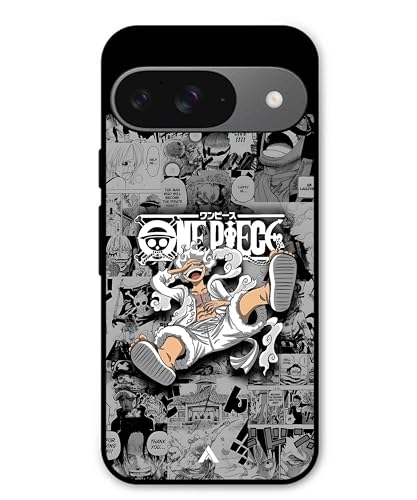 Image of Premium Anime 2 Case for Pixel 9 (Glossy Finish) Soft-Touch Metal TPU Back Cover, Shockproof, Designer, Aesthetic Mobile Phone Case