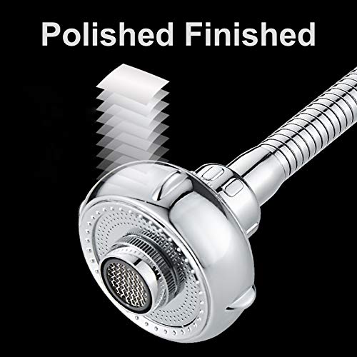 Torneira de torneira giratória 360 ° Extender torneira de água à prova de respingos Pulverizador de