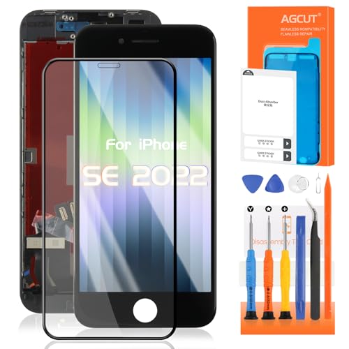 AGCUT for iPhone SE 3rd Generation 2022 Screen Replacement for iPhone SE 2022 LCD Display A2595 LCD Digitizer Touch Screen Repair Parts