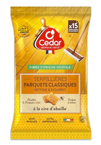 O'Cédar Serpillères Parquets Classiques FR X15 - Nouveau Packaging