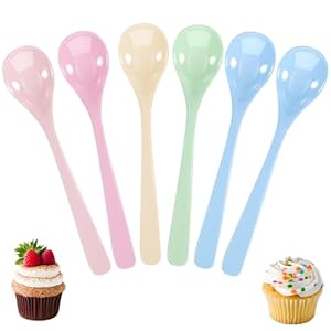 Wuisolqp Eierlöffel Kunststoff 6 Stück HA114104-00
