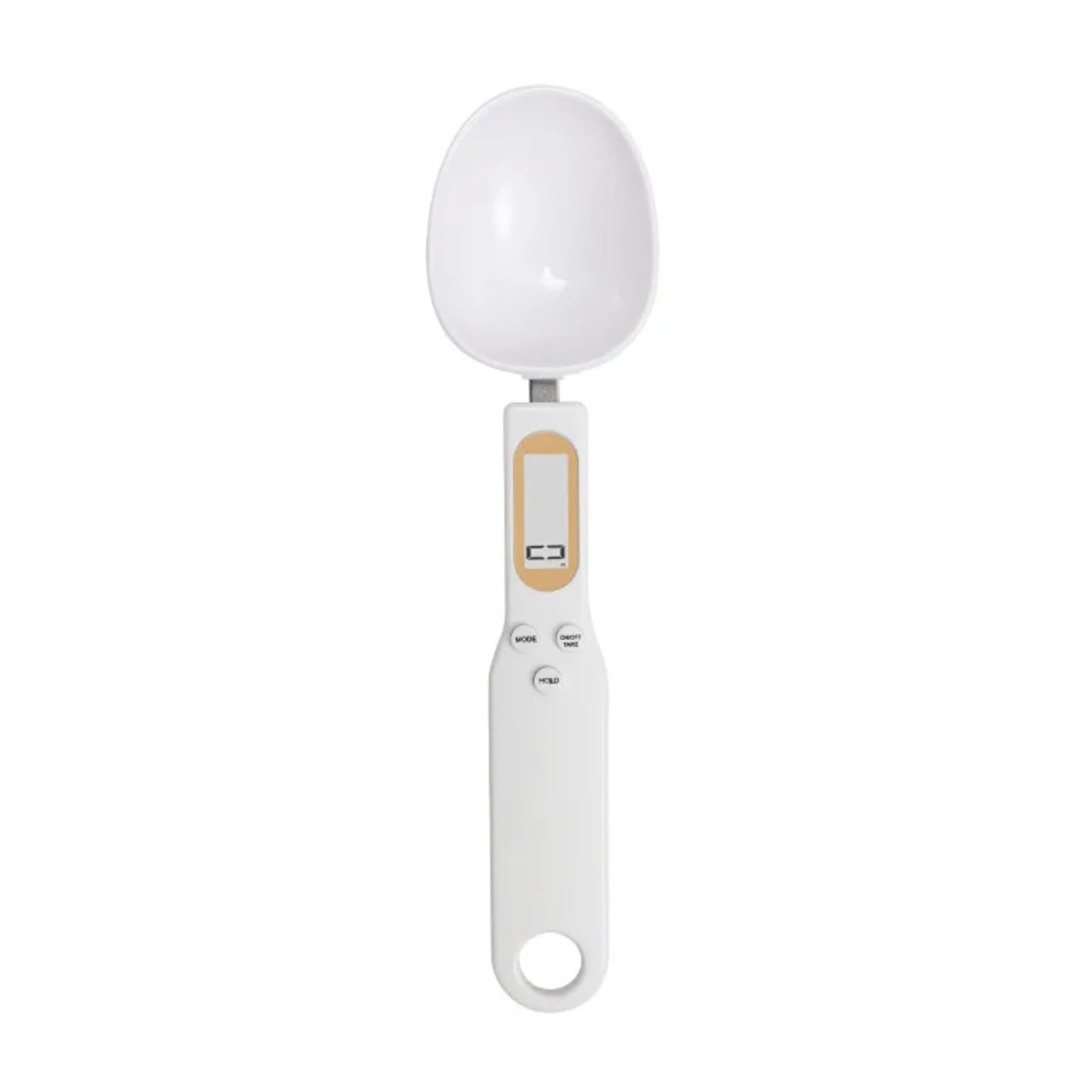 Digital Scales, Weight Measuring Spoon Portable LCD Digital Kitchen Scale Electronic Food Measuring Spoon Scale(Bianco)