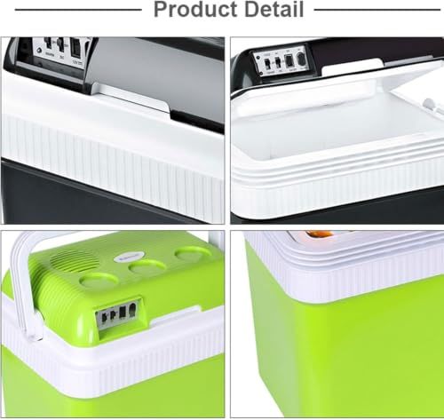 Mini refrigerador portátil coche 24L con calefacción y mango 5